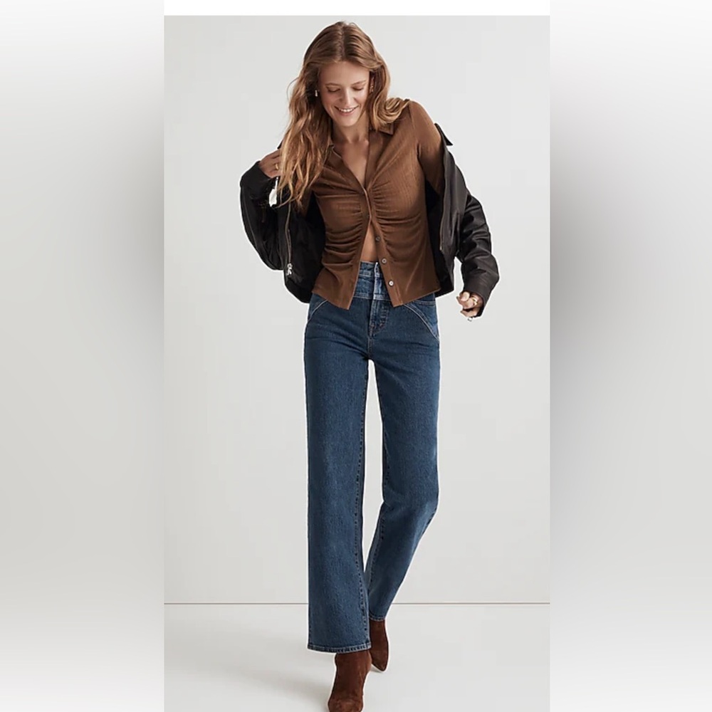 Madewell The Perfect Vintage Wide Leg Crop- Yole Edition- Sonoma wash